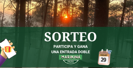 sorteo entrada doble 29F parque de tirolinas marikina park vigo